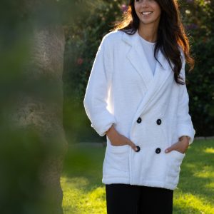 Chaqueta Oh que luna! Blanca