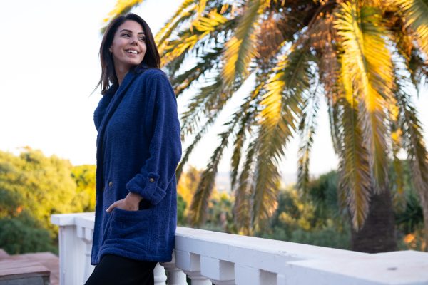 Chaqueta BlueMoon para mujer en azul marino