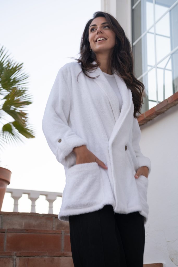 Chaqueta BlueMoon blanca de mujer